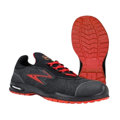Cipő BLACK MAMBAS piros 41 269U-005 S3 ESD SRC (munkavédelmi cipő, védőcipő)
